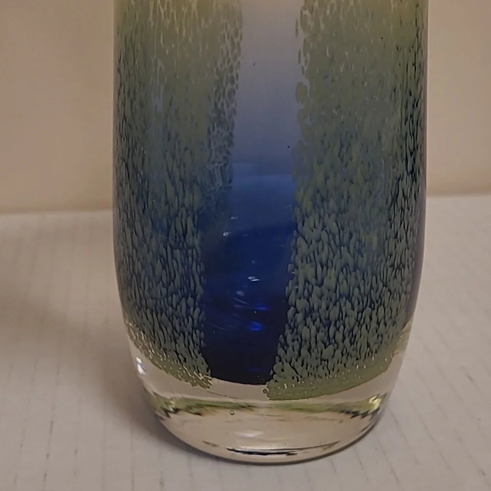Murano Style Art Glass Vase